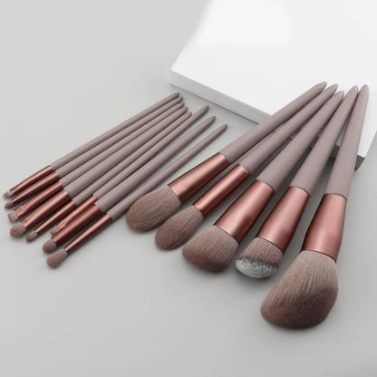 Glam Essentials: 13-Piece Makeup Brush Collection