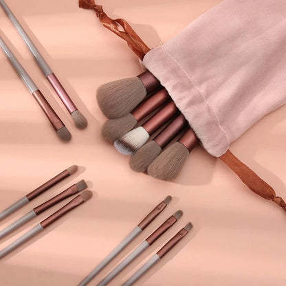 Glam Essentials: 13-Piece Makeup Brush Collection