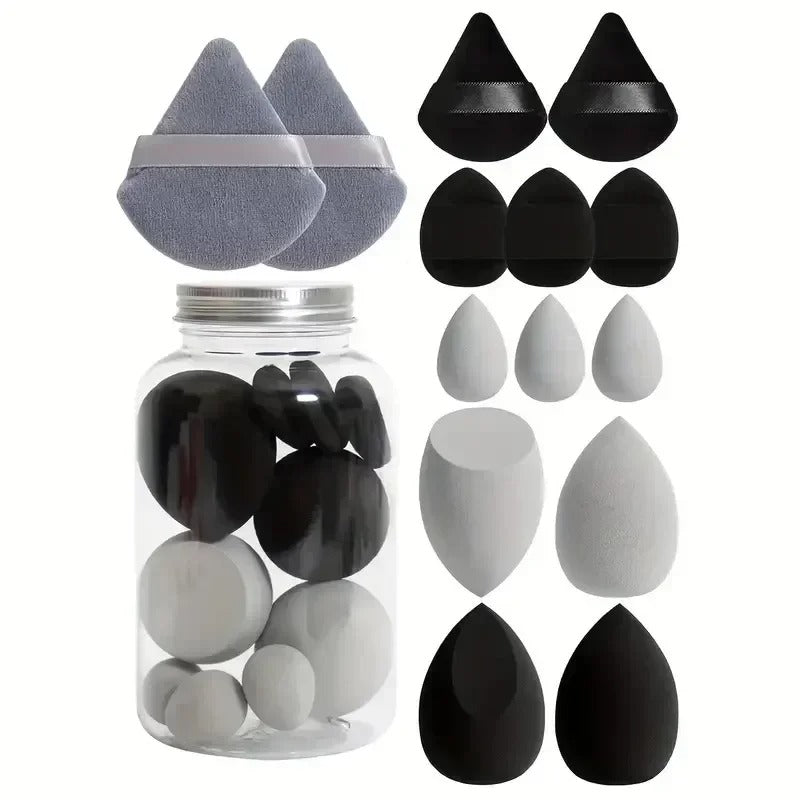 Flawless Blend: 14-Piece Makeup Sponge Set